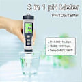 Miniatyrbillede 1 af 5: Ez-9901 Ph Måler 3 I 1 Tds/temp/ Vandkvalitetstester Pen Konduktivitetsdetektor Monitor Renhed Mea
