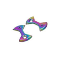 Miniatyrbillede 4 af 5: 1 Sæt Titanium Cykel Låsepedal Cykel Pedalplade Butterfly Form Til Zero Light Action Skruer Bo