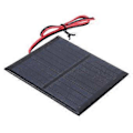 Pikkukuva 4 / 4: 5 kpl Mini aurinkopaneeli epoksihartsi teholevymoduuli 30 cm punainen ja musta johto DC5.5V 160mA