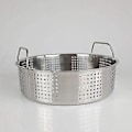 Miniatyrbilde 3 av 5: Dampkurv i rustfritt stål, tykkere matdampkurv for damping av Dim Sum, dumplings, boller, grønnsaker