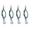 Miniatyrbillede 2 af 5: 4 Sæt LED Indikatorlys Fælles Katode Lampe Industrielle Kontrolkomponenter 8mm 110‑220V Rød og Grøn