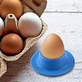 Miniatyrbilde 4 av 5: 4 stk. silikon eggkopper i moderne design holdere sett servering kjøkken kokte egg frokost (tilfeldig C