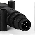 Miniatyrbilde 3 av 5: NMEA 2000 T-kobling 4 Port 5Pin M12 Gjenge IP67 NMEA 2000 (N2k) (T-stykke) T-kobling for