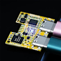 Miniatyrbillede 2 af 5: Type-c Digital O Adapter Modul Alc5686led Lytter Til Sange Og Oplader 2 I 1 Digital O De Board
