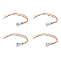 Miniatyrbillede 3 af 5: 4 Sæt LED Indikatorlys Fælles Katode Lampe Industrielle Kontrolkomponenter 8mm 110‑220V Rød og Gul