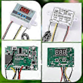 Miniatyrbillede 3 af 5: Digital Temperaturregulator Xh-w3001 110-220v Modul Programmerbar Minus 50 Til 110 Graders Opvarmning
