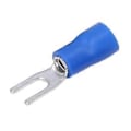 Miniatyrbilde 4 av 4: 100 stk. Gaffelterminal Isolert 16-14AWG Ledningskrympekontakt Sett Kit for Utstyr