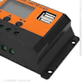 Miniatyrbillede 3 af 4: Solar Charge Controller LCD-display 3-trins styring Solpanel Opladningsregulator til syre-lithiumbatterier 12V 24V 30A