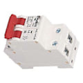 Miniatyrbillede 3 af 4: SG DC Miniature Strømafbryder 2P 50A DC1000V 6000A Brydeevne DIN Skinne Montering til Solcelle PV System DZ47s 63Z C50