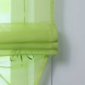 Pikkukuva 3 / 5: Roomalainen verho silmukoilla Verhot Keittiö Roomalaiset kaihtimet Läpinäkyvä solki Moderni verho Verhot Vihreä Voile LxH 100x155cm 1kpl