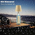 Miniatyrbild 4 av 5: Trådlös Flasklampa 3 Färger Uppladdningsbar Touch Dimning LED Vinflasklampor för Inomhus Utomhus Restauranger & Barer