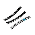 Miniatyrbilde 4 av 5: 100 stk. 5 farger SMD 3528 1210 LED Lys Rød Grønn Blå Gul Hvit Assortert K