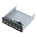 Miniatyrbild 4 av 4: USB Frontpanel 19-pin till 4 o Frontpanel Frontpanel Förbättrad Hållbarhet