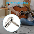 Miniatyrbillede 3 af 5: 10 stk. 90 graders højre 6,35 mm Mono 2-polet stik 6,35 mm Guitar Phono Pancake 1/4 tomme Conne