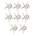 Miniatyrbilde 1 av 5: Serviettringer Sett med 8, Faux Sea Serviettring H For Bryllup,