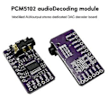 Pikkukuva 5 / 5: PCM5102 Äänikortti DAC-dekooderi I2S-soitinmoduuli Kirkas ja Mukaansatempaava