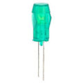 Miniatyrbillede 2 af 4: 20 stk. LED Plastikholder Bezel Mount PC Indikatorlys Fly Lampeskærm Komponent 5mm Grønt Lys
