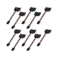 Miniatyrbillede 1 af 5: 10 stk. Sata 15pin Han Til 6pin Sata Kabel Sata 15 Pin Til 6 Pin Strømadapter Kabel Til Notebook Cdro