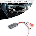 Miniatyrbilde 4 av 5: 2 stk. Trådløs Bluetooth-modul for bil, musikkadapter, RCA Aux-lydkabel, universelt 2RCA-grensesnitt Bluet