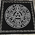 Miniatyrbillede 3 af 5: Divination Alter Tarot Patch Borddug Magiker Daglige Brætspil Kortunderlag