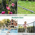 Miniatyrbilde 3 av 5: Sett for barn, sommer utendørs vannpark trampolinetilbehør, for barn og voksne, 39FT