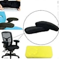 Miniatyrbilde 2 av 5: 2-delt sett Ergonomisk Memory Foam Stol Armlenpute, Komfortabel Hvilestol Kontorstol Armlenebeskyttelse for Albuer og Underarmer Trykkavlastning