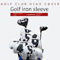 Miniatyrbild 2 av 5: Golf Järnskydd Järnskydd PU Läder Wedge Skydd Skyddsfodral Flerfärgad Vit