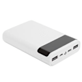 Miniatyrbild 2 av 5: KA4 Högkvalitativ ABS 4 X 18650 Portabel DIY Normal Batterilåda Ingen Svetsning Mobil Power Case Kit för Laddning blanc
