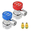 Miniatyrbillede 1 af 5: R134A H / L Auto Bil Hurtigkobling Messing Adapter Klimaanlæg Kølemiddel Justerbar AC Manifold Måler