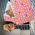 Miniatyrbillede 5 af 5: Pink Vinter Hamster Varm Hængekøje Hængende Seng Hus Rede til Små Kæledyr Egern Sukkerflyver Kanin Marsvin