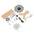 Miniatyrbild 2 av 5: Färgglad LED Blinkande Plug In DIY Kit för Elektriskt Roterande Pariserhjul Transparent