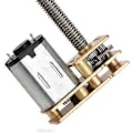 Miniatyrbillede 2 af 4: 1024GA20 DC 6V/12V Gevind Flip N20 Gearmotor M4 x 55mm Aksel (12V 200RPM)