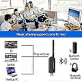 Pikkukuva 4 / 5: Usb Bluetooth Dongle -sovitin Bt 5.3 Langaton Audio Tietokonesovitin Aux 3.5 Rac Aptx Hd Adaptive Sp
