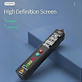 Miniatyrbillede 5 af 5: X1 Dual Mode Smart Detektor Berøringsfri AC Spændingsdetektor Ncv Multimeter Elektrisk Test Blyant Bærbar Tester Pen Med Lyd Og Lys Alarm Og Led