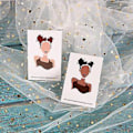 Miniatyrbild 4 av 5: Mixade Mönster 6x9cm 100st Mode Kvinnor Smycken Display Kort Öronstift Hängande Örhänge Förpackningskort H