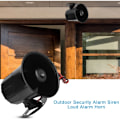 Miniatyrbild 4 av 5: Utomhuslarm Siren, Höglarm Horn 110dB-