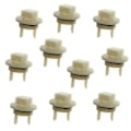 Miniatyrbillede 1 af 3: 10 stk. Kødmaskine Dele Husholdnings Elektrisk Kød Hakker Elementer Plastik Gear Sleeve 418076 Passer Til Fo