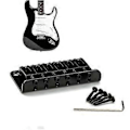 Miniatyrbilde 2 av 5: Metall Fast Hardtail Bro Topplasting Halestykke for 6 Strengs Elektrisk Gitar