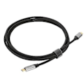Miniatyrbillede 1 af 5: USB C til USB C 3.1 Gen 2 Kabel 100W 20V 5A Power Delivery 4K 60Hz Videoudgang 10Gbps Data Synkronisering USB C Kabel med E Marker Chip 0.5m