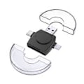Miniatyrbillede 1 af 5: Universal Kortlæser Multi-Funktion TF SD Kortlæser Adapter til Telefon PC Computer Laptop Universal Sort