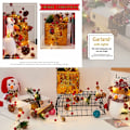 Miniatyrbillede 3 af 5: Julelys, 20 LED Røde Bær Fyrrekogle Lyskæde Efterårsdekoration, LED Lyskæde til Juledekoration-DENUOTOP