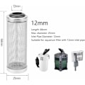 Miniatyrbilde 2 av 5: Akvariefilter - Rustfritt stål fiskenett rekefiskfilternett (12mm)