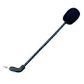 Miniatyrbild 4 av 5: 2,5 mm kontakt - Mini Mikrofon för Turtle Beach Recon 500 Gaming Headset Hörlursmikrofon 2,5 Böjd Kontakt Röstmikrofon-