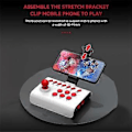 Miniatyrbild 5 av 5: Trådlös Arkadspelskonsol Bluetooth Joystick Kontroller för Box PC Mobiltelefon D
