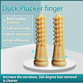 Miniatyrbillede 5 af 5: 50 stk. Længde 88mm Fjerkræ Gummi Finger Plukningsmaskine Finger Plukningsmaskine Hårfjerningsmaskine Varmsmelteklæbepind