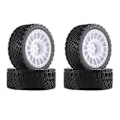 Pikkukuva 1 / 5: 66mm 1/10 Rc Auton Renkaat On Road Touring Auton Renkaat Vanteet Tt01 Tt02 Tt02b Xv01 Ta06 Ptg-2 ,valkoinen