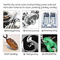 Miniatyrbild 4 av 5: 100 ST/Låda Slipsten Polering Sliphuvud Elektrisk Borr Bits Hjul 4-10mm för Borr Roterande Verktyg 3mm