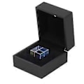 Miniatyrbillede 2 af 5: Farve Kubus Prisme 20mm 6 Sider Optisk Glas RGB Dispersion Prisme til Fysik og Dekoration med Opbevaringsboks