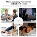 Miniatyrbild 3 av 5: Tuya Zigbee Människonärvarodetektor Smart Människokropps PIR-sensor MmWave Radar Mikrovågsrörelsesensor Intensitetsdetektering