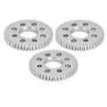 Pikkukuva 1 / 4: 3 kpl lieriöhammaspyörä 8 reikää alumiini 4 mm paksuus 14 mm keskireikä 0,8 moduulisarja Kit4312-0414-0046